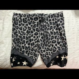 Leopard and Star Bike Shorts